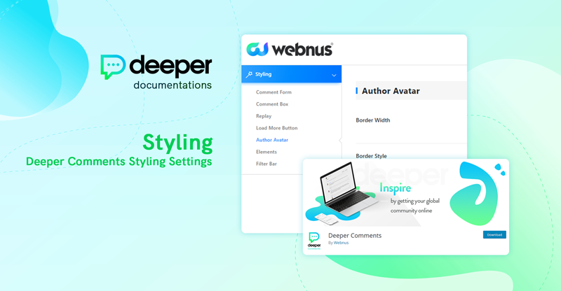 Styling Settings | Deeper Comments Documentation