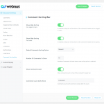 dprc comment sorting bar section - Deeper Comments Settings — Discussion Settings