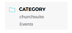 Category setting in WordPress Event Calendar