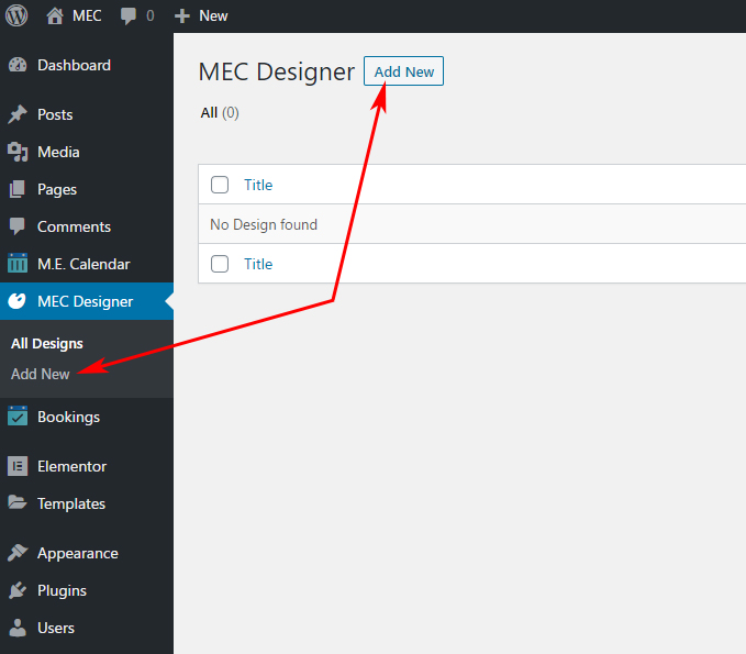 Modern event calendar shortcode designer addon