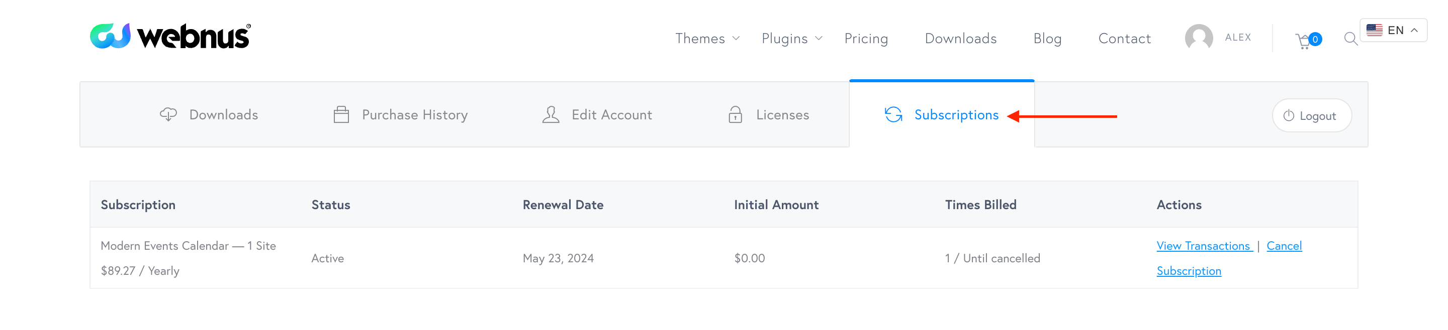 How to Cancel MEC Subscriptions